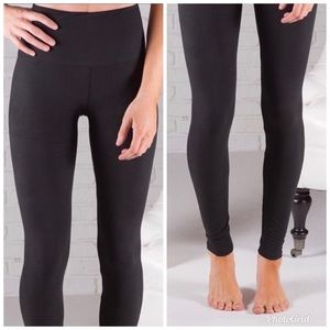 Black ultra soft high waist tummy control leggings